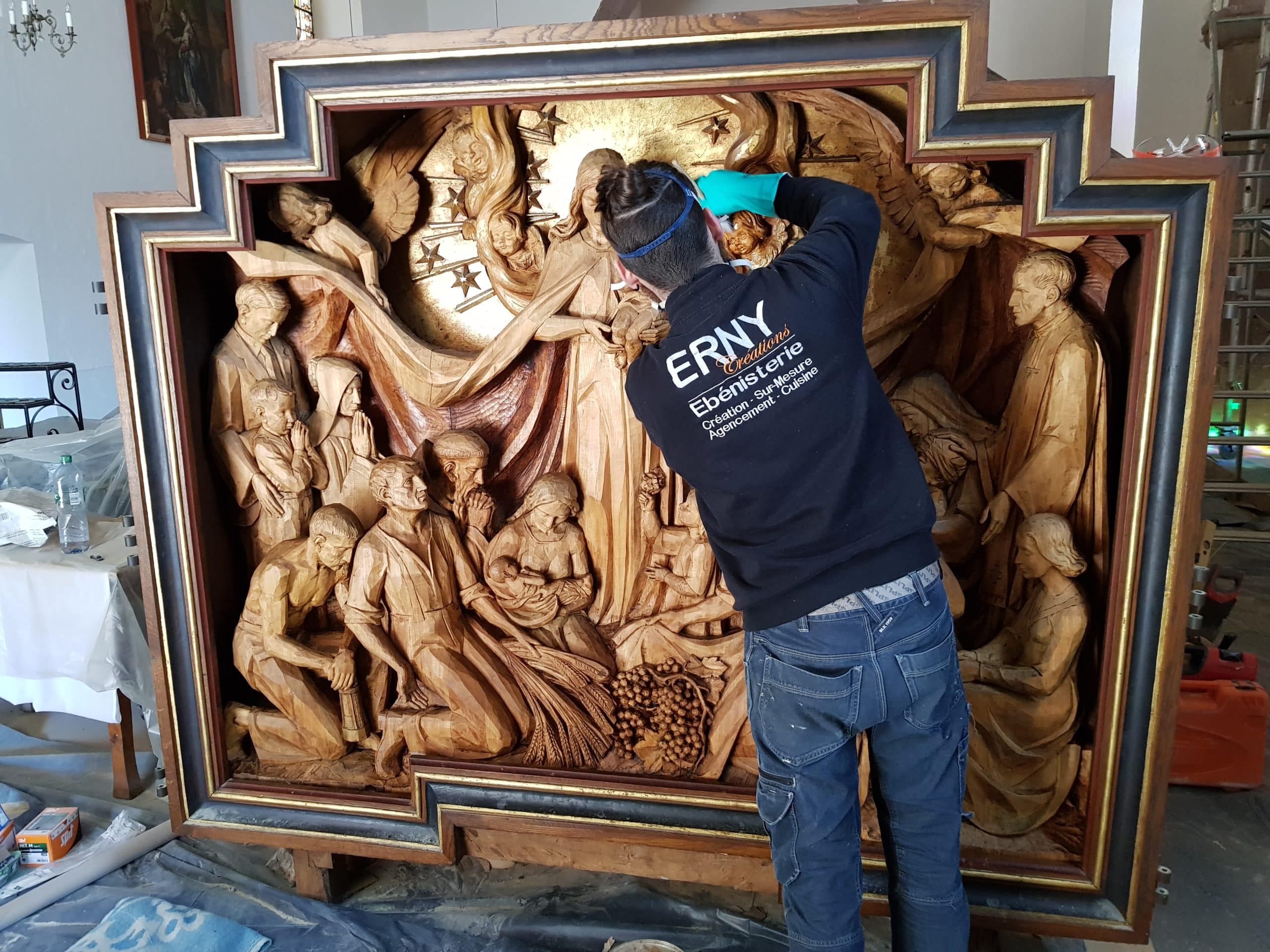 Restauration Retable Notre Dame du Schauenberg